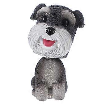 Cute Dog Bobblehead Shaking Head Ornament for Car Dashboard, Home and Office Decor, Assorted Colors