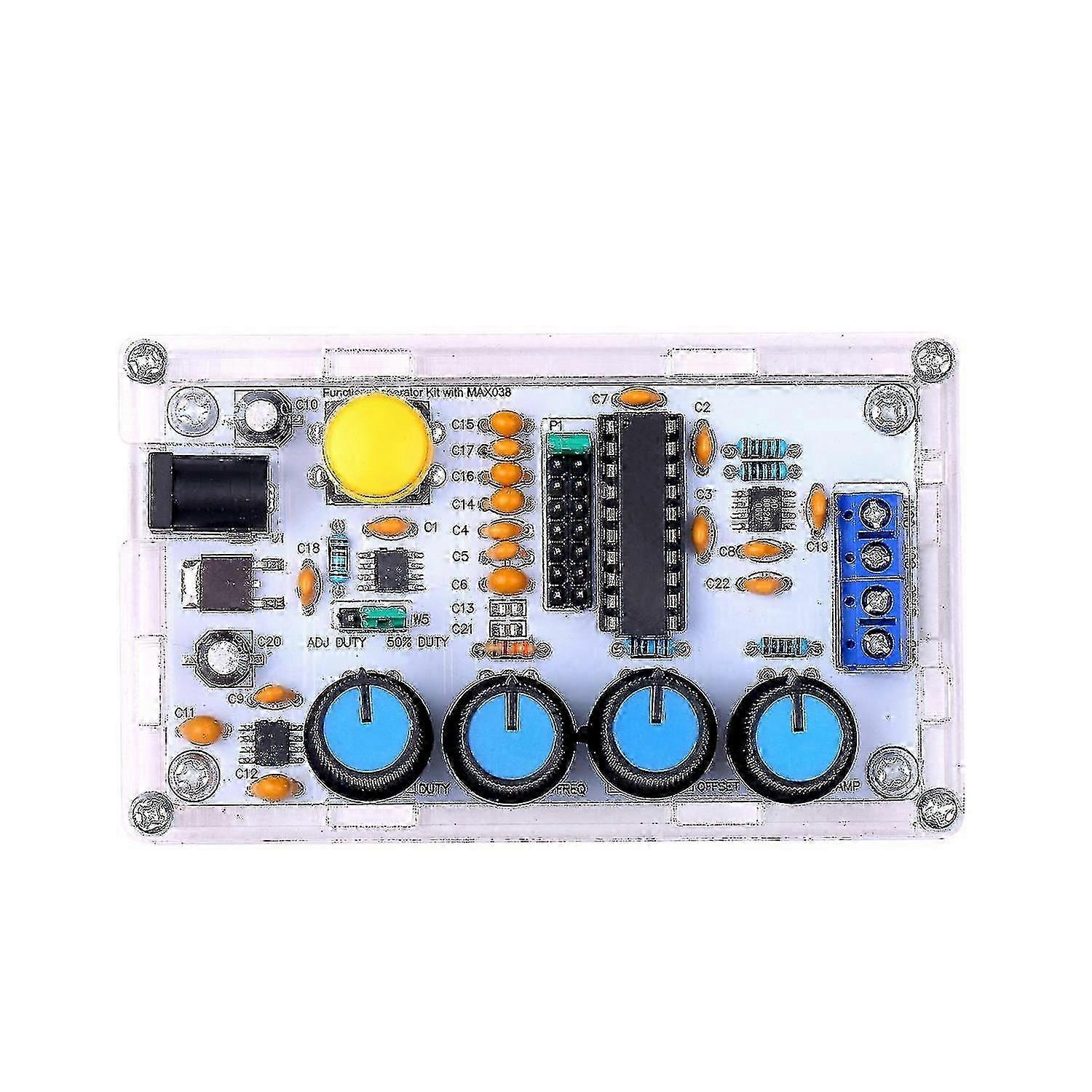 1hz~20mhz Max038 Function Generator Diy Kit Signal Generator Op-amp Generator Sine/rectangular/sawtooth Adjustable Frequency