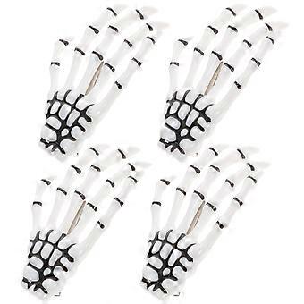 Halloween-Totenkopfkrallen-Haarnadel-Haaraccessoires für 4-teiliges Kostümset