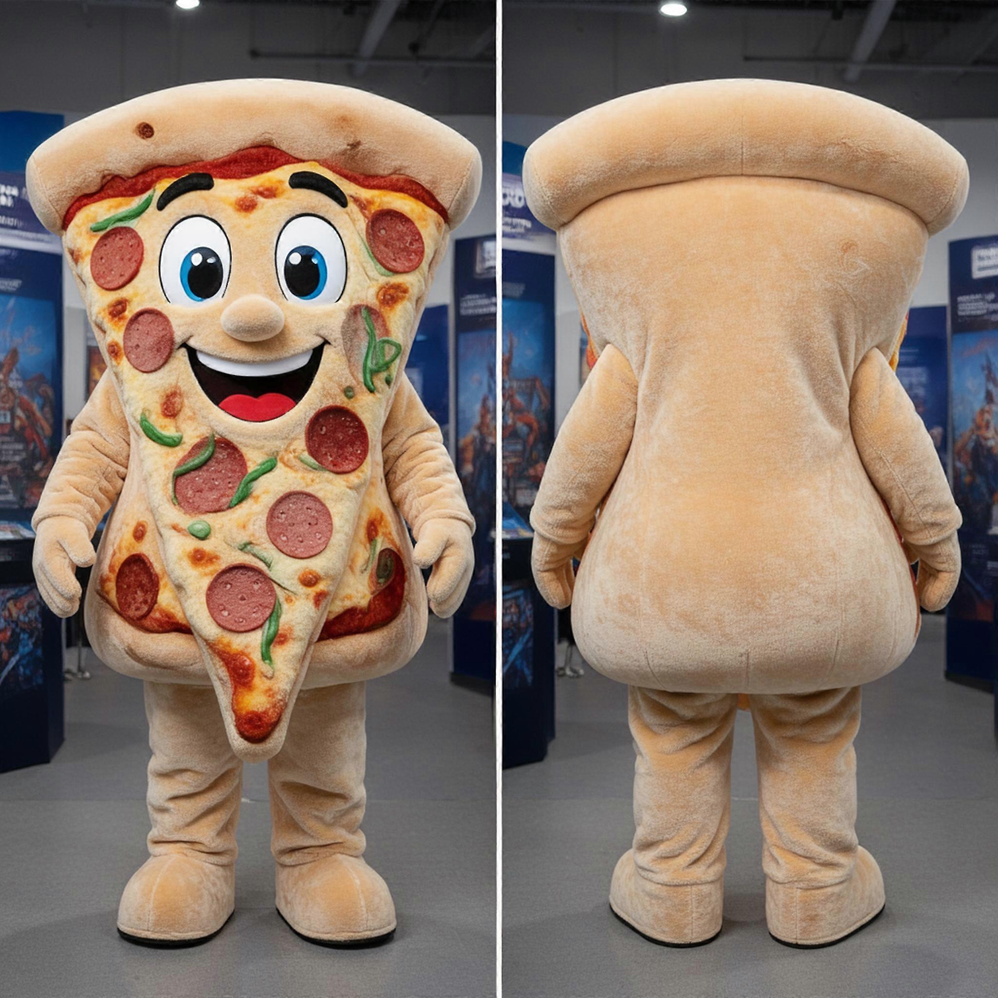 MASTICOT Golden Delicious Pizza Mascot