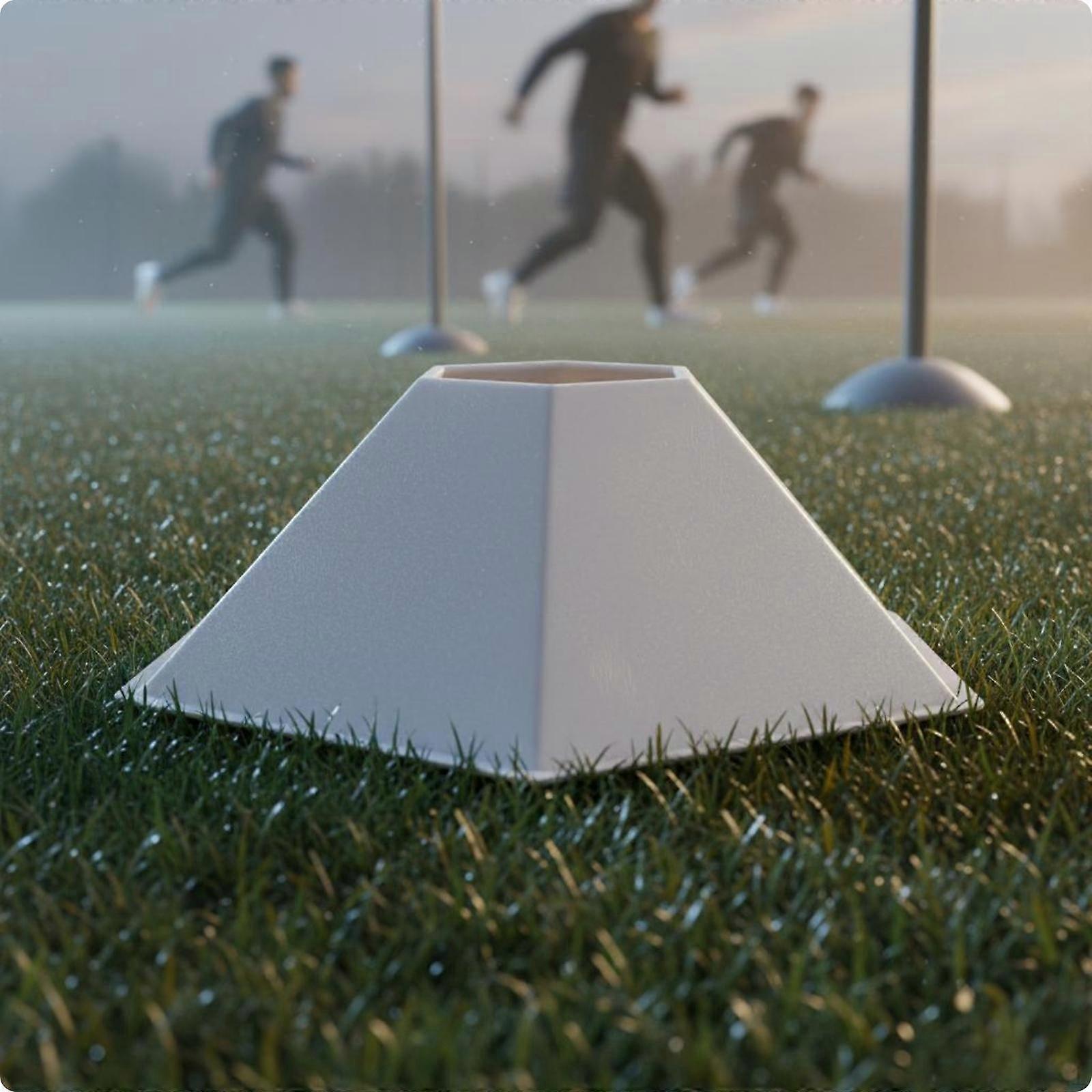 Soccer Training Cone Hexagonal Agility White