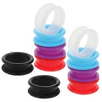 Silicone Scissors Finger Rings for Pet Grooming with Comfortable Grip 10Pcs