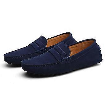 Men's Penny Loafers Driving Shoes, British Style Comfortable Flats