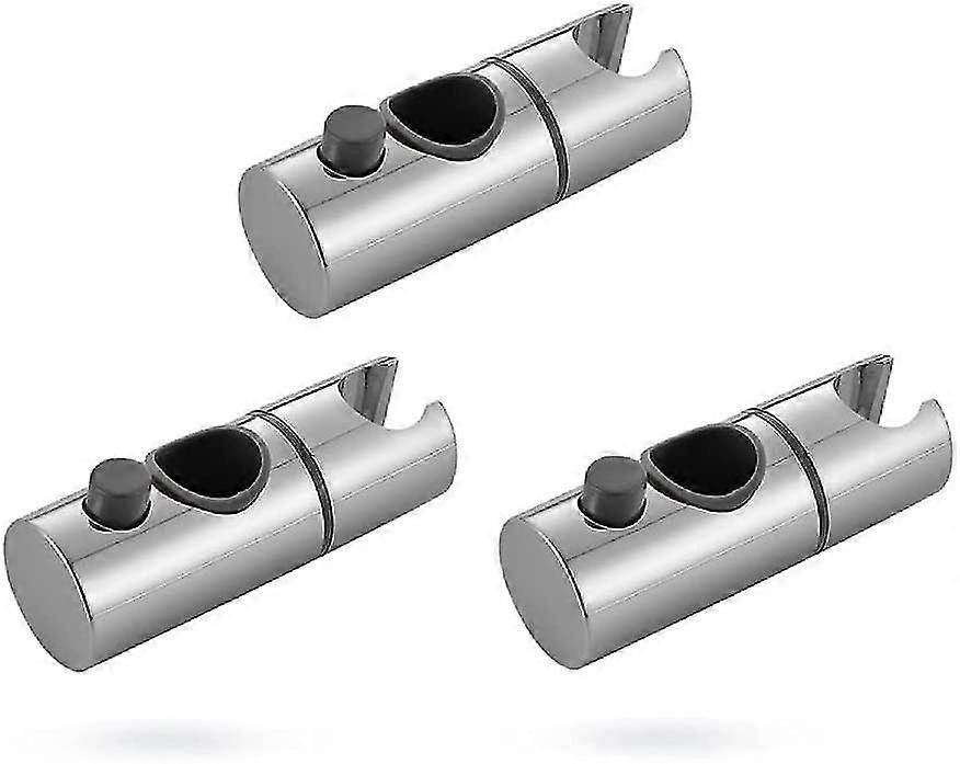 3pcs Replacement Hand Shower Bracket Slide Bar Adjustable Shower Rail Head