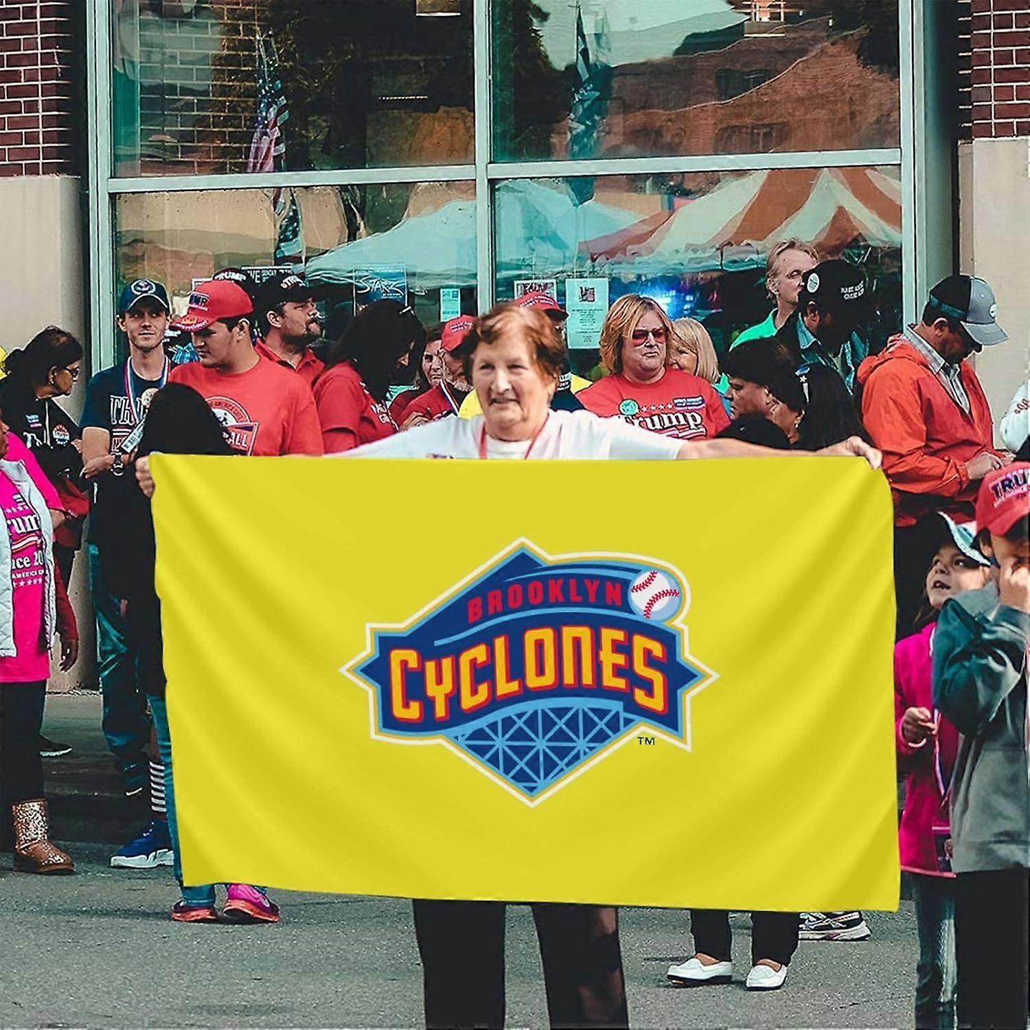 Brooklyn Cyclones Logo Flag EE48