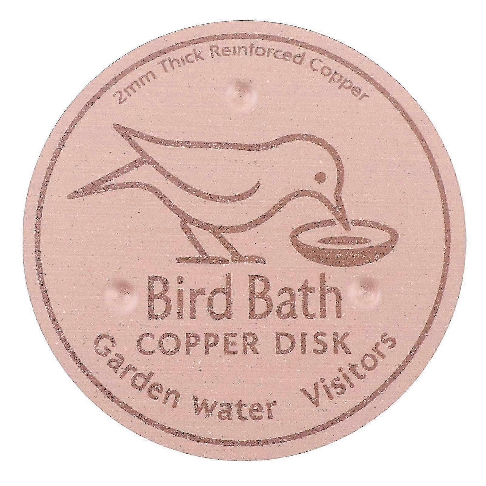 Triple Support Copper Bath Disk