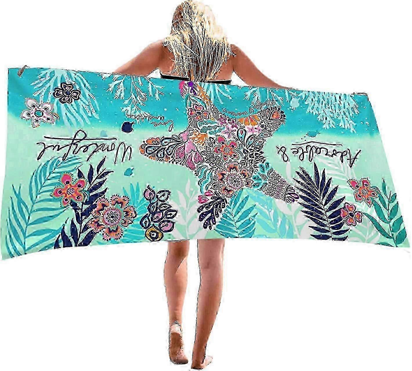 Oversized Fast-Drying Sand-Free Microfiber Towel