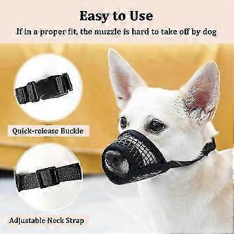 Geschikt hondenmasker 2026, zacht mesh masker, geschikt voor kleine en middelgrote honden, Chihuahua, Poedel, Husky, Labrador Retriever, enz.
