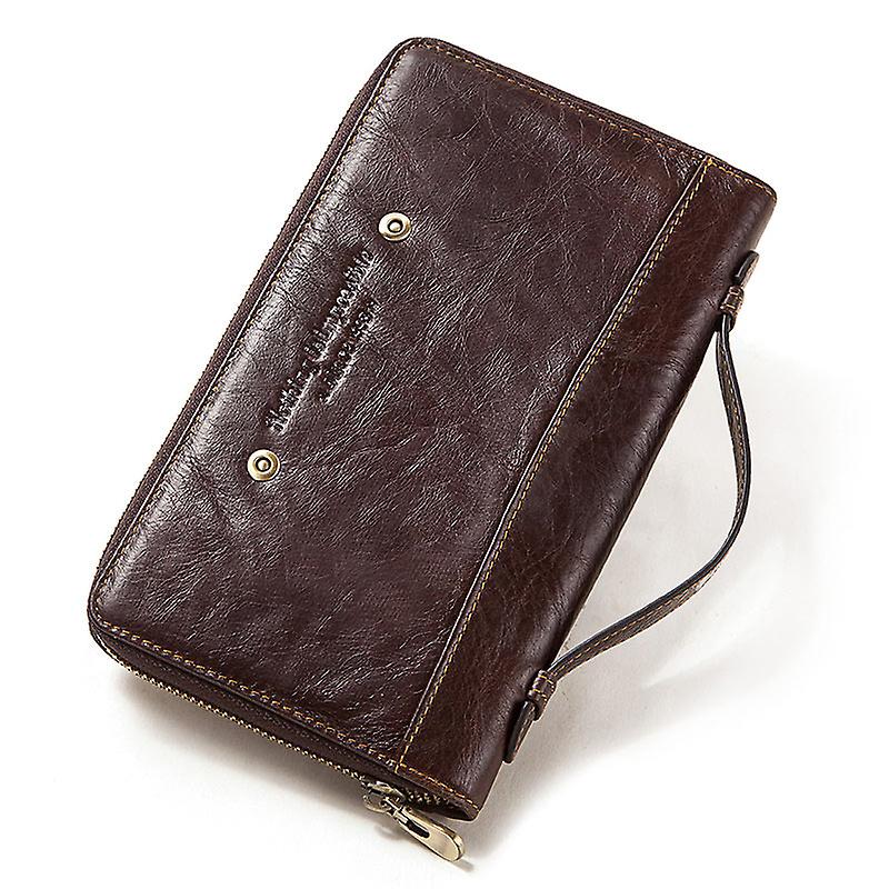 Passport Travel Men Wallet Leather Multi-function Credit Card Holder Clutch Id Document Multi-card Storage Quality Phone Bag