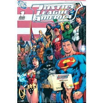 DC COMICS JLA JUSTICE LEAGUE of AMERICA Jigsaw Puzzle  COMIC BOOK COVER RNB900