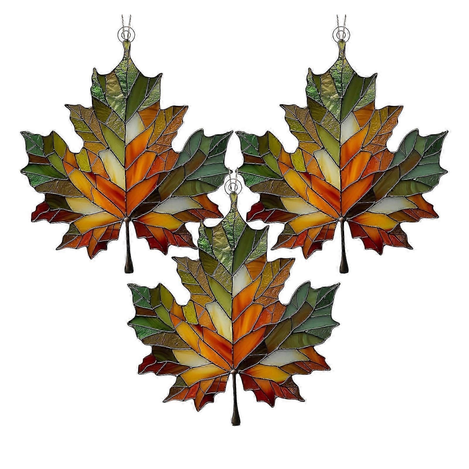 Acrylic Maple Leaf Suncatcher