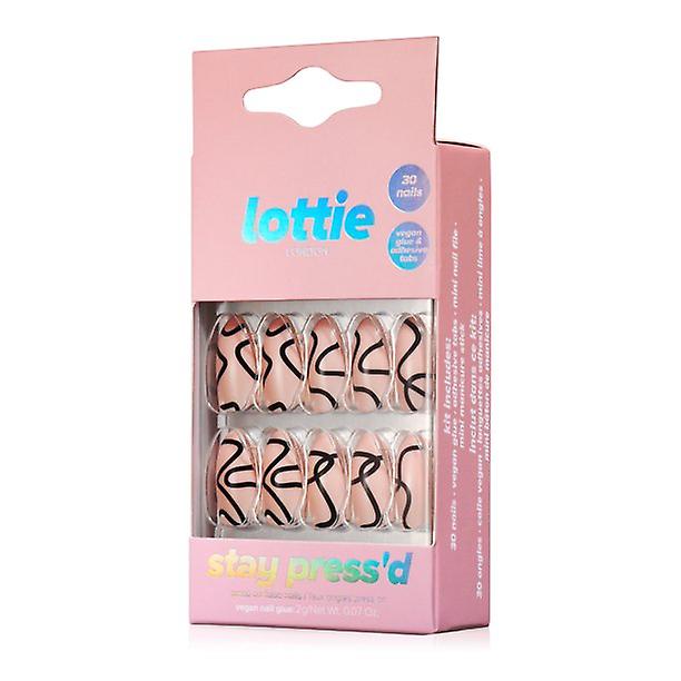 Lottie London Press On Nails, Soyut Girdap