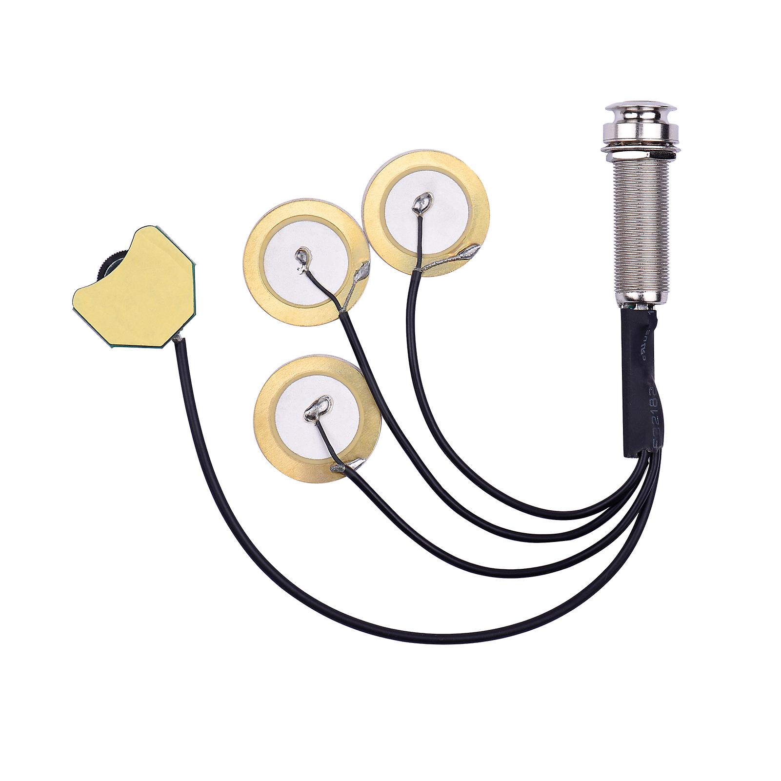 Thumb Piano Pickup Pick Up Transducer 6.35mm Output Jack