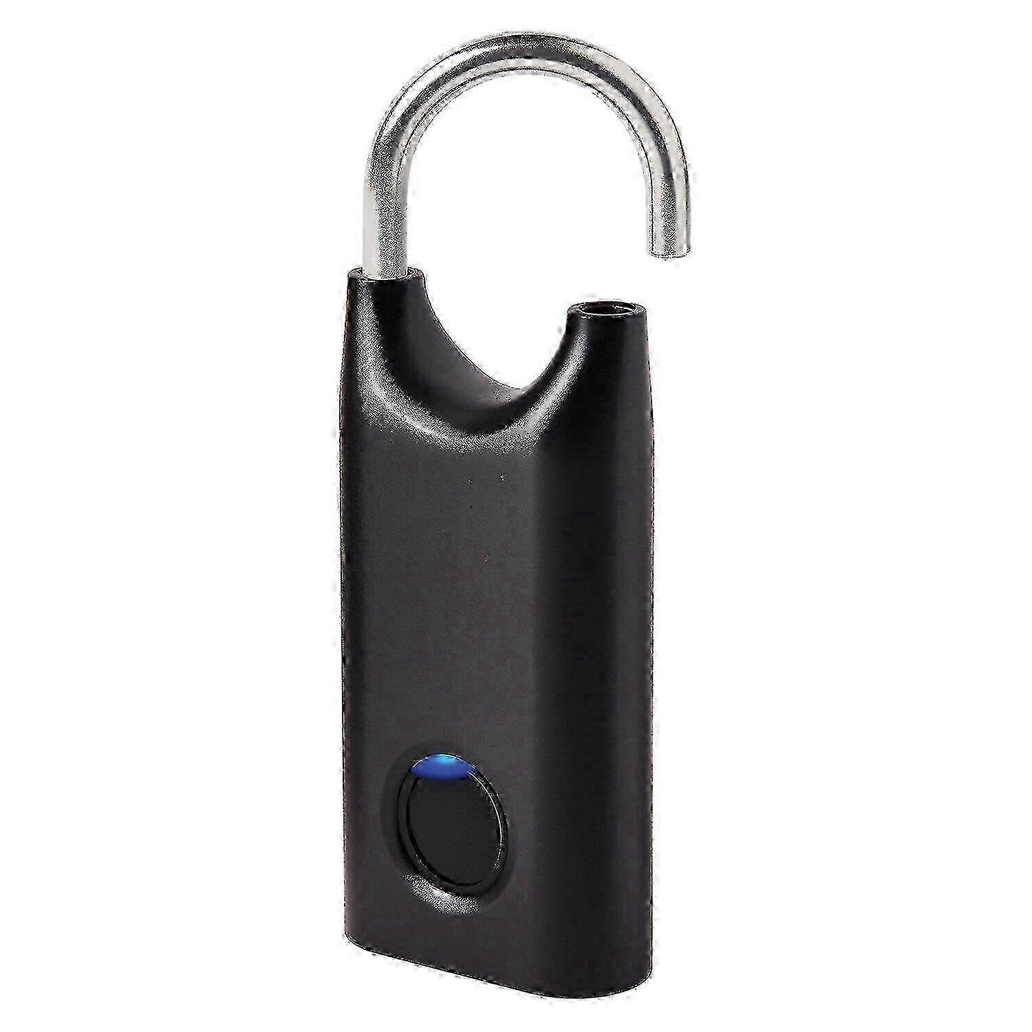 Lexon Stainless Steel Biometric, Black, 0.55-in, 1 Ea