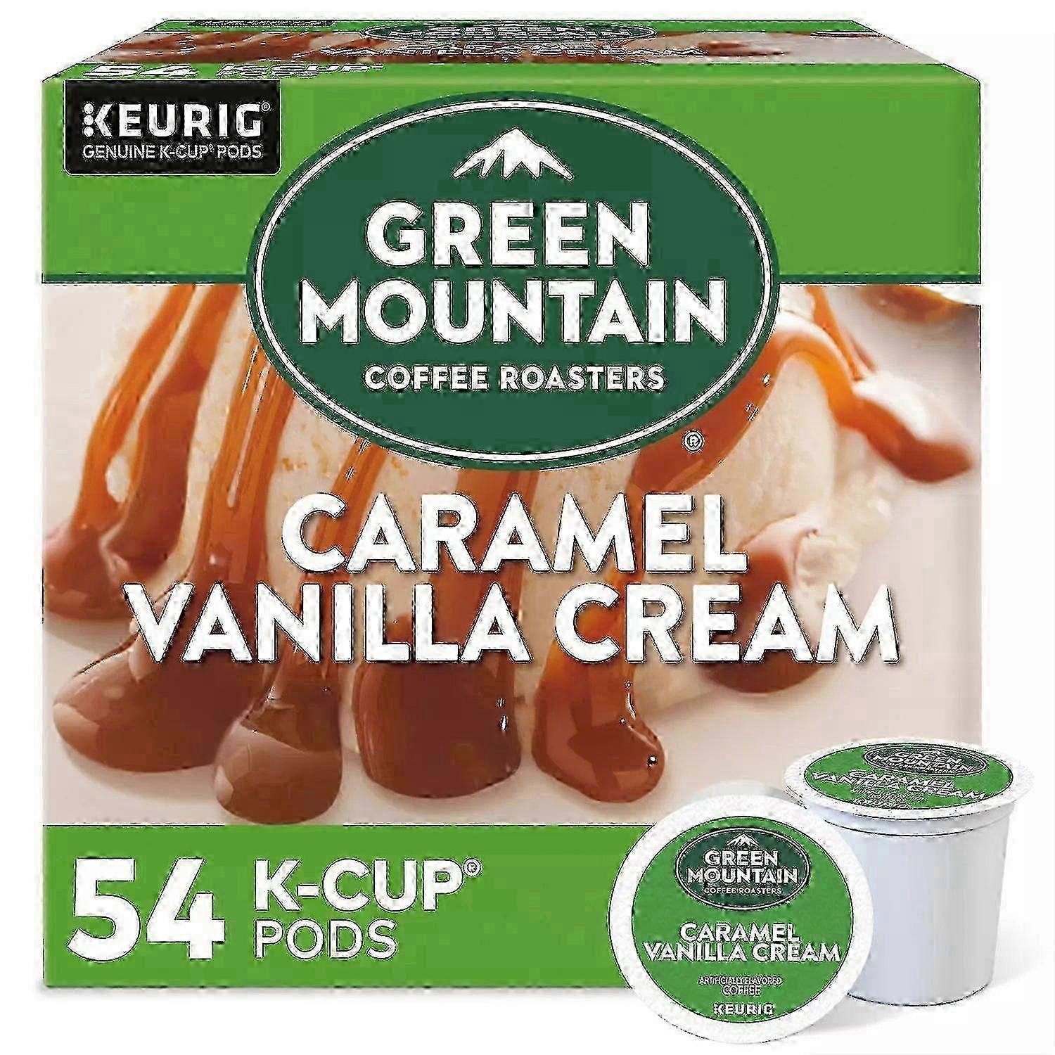 Green Mountain Coffee Single Serve K-cups, Caramel Vanilla Cream, 54 Ea