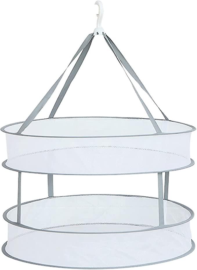 Medium round double layer folding hanger 51.5*36cm