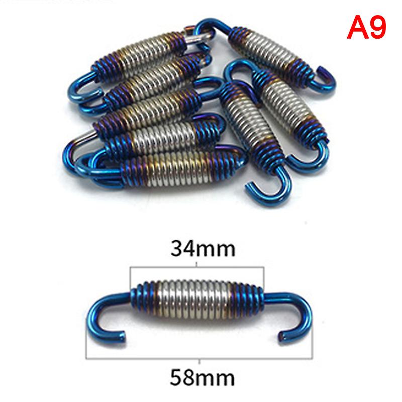 Universal Motorcycle Exhaust Spring Hooks Stainless Steel Exhaust Front