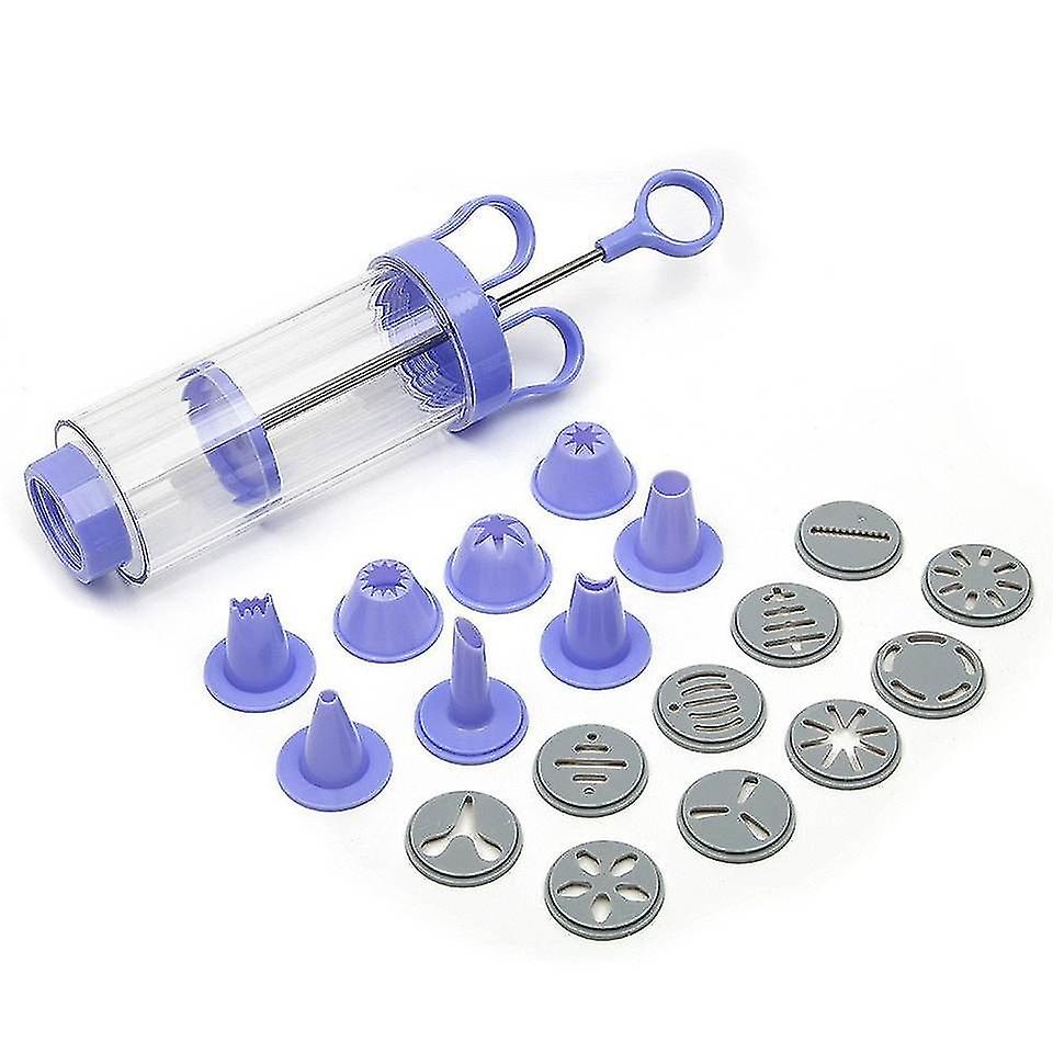 Dessert Decorating Syringe Set, Cupcake Injector/decorating Icing Set, 18-piece Setcookie Press Maker Machineicing Gun Kit