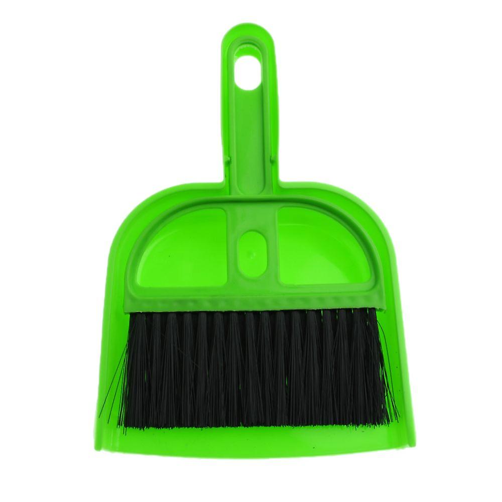 Pet Cat Dustpan And Broom Set Mini Sweeper Broom Sweeping Tools Green
