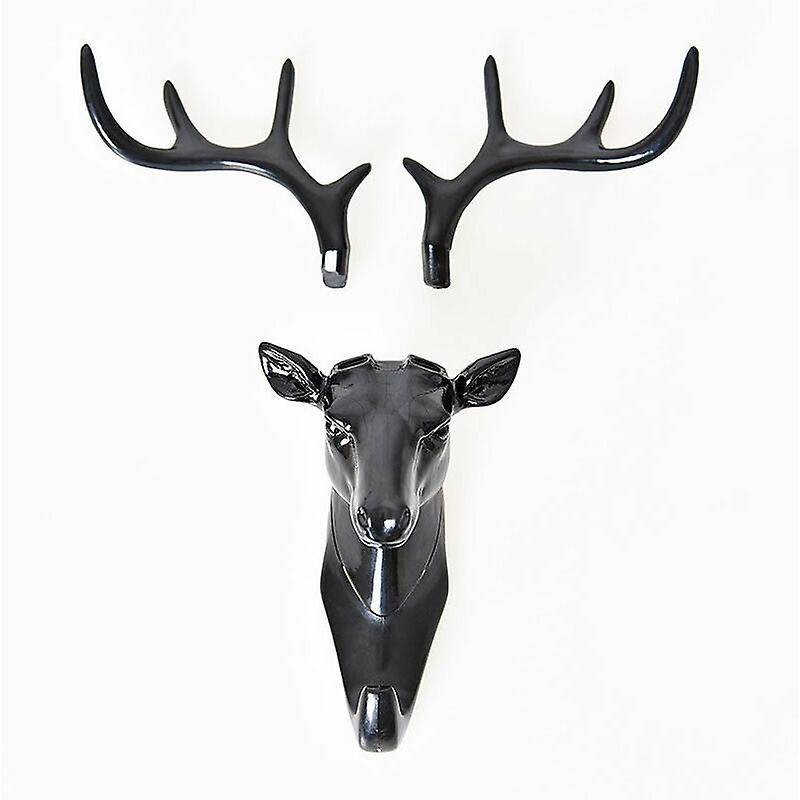 Hook creative personality deer head wall hook seamless key wall hook