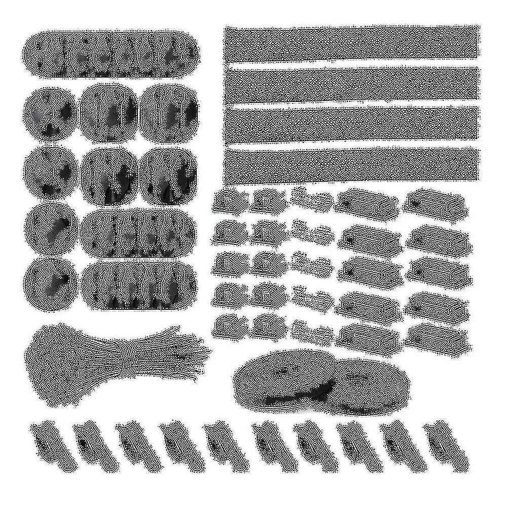 152 Pcs Cord Organizer Kit, Include Self Adhesive Clips, Cable Sleeves Management Clips