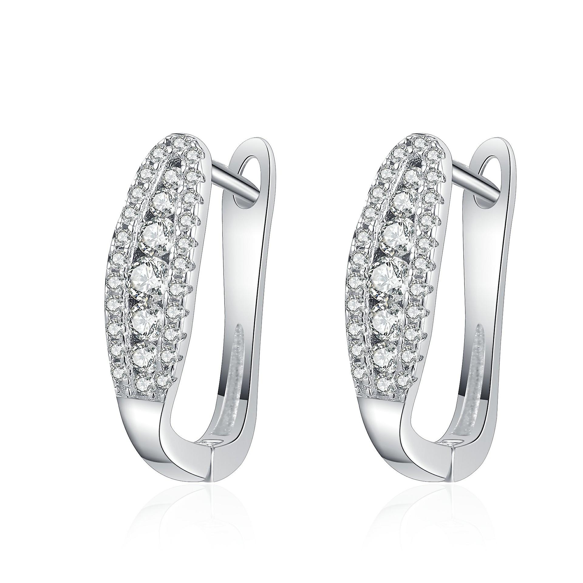 Sterling sølv Moissanite øredobber