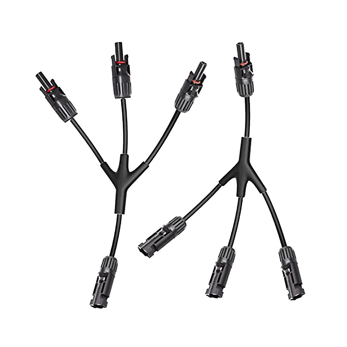 Y Branch Solar Connectors Solar Panel Parallel Adapter 1 Pair Splitter Solar Cable Wire Plug Tool K