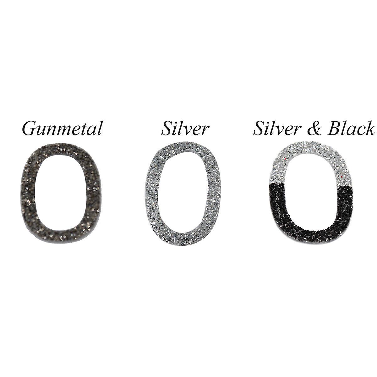 Large Sparkle Glitter Number 0 Stickers Art & Craft