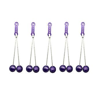 5szt 4cm Ball Lato-lato Toy Ball Zabawki Latto Toy Ball Shake Purple