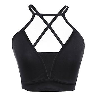 Perspectief V hals sexy sling bh riem stijl open rug bh voor thuis slapende vrouwen dame