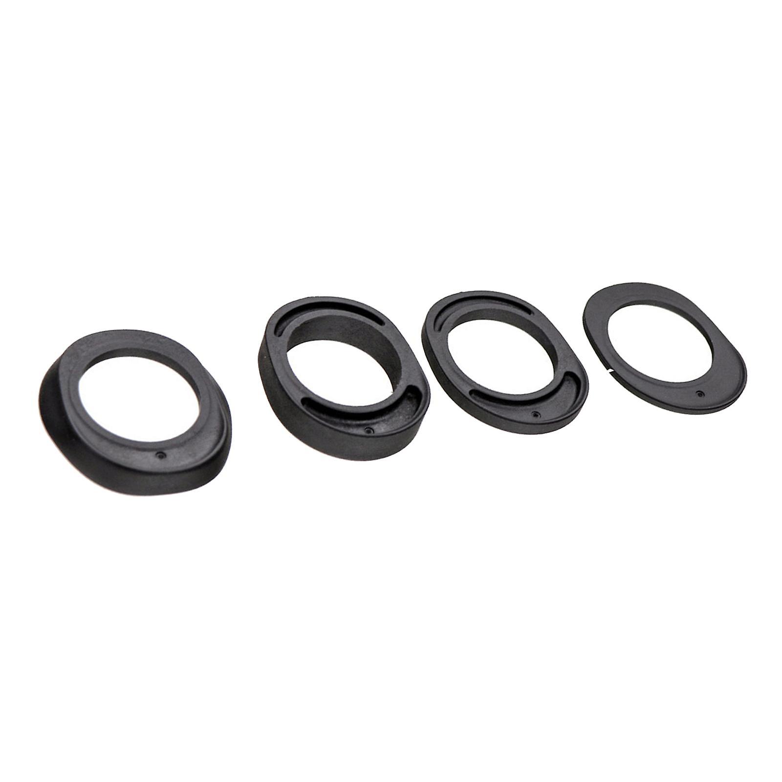4x Bike Curved Handlebar Spacer Headset Kit for 28.6mm Front Stem Riding A