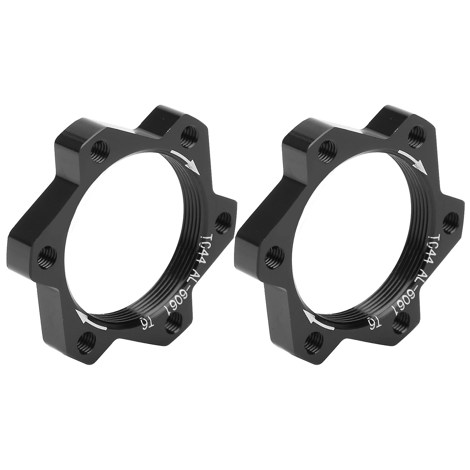 Qukaim Freewheel Threaded Hubs Mountain Bike Cycling Boost Hub Adapter, 2pcs Aluminium Alloy, High Strength, AntiRust, Black. Boost Hub Conversion