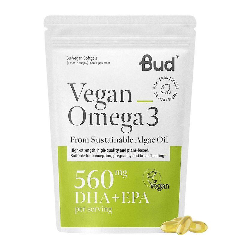 Bud Nutrition Vegan Omega 3 Softgels 60