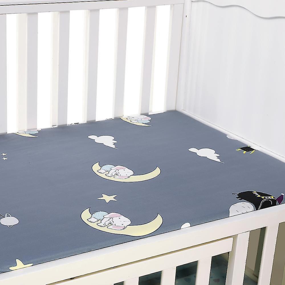 D Microfabric Crib fitted Soft Cover Protector Elastic Bed Cartoon Sheet