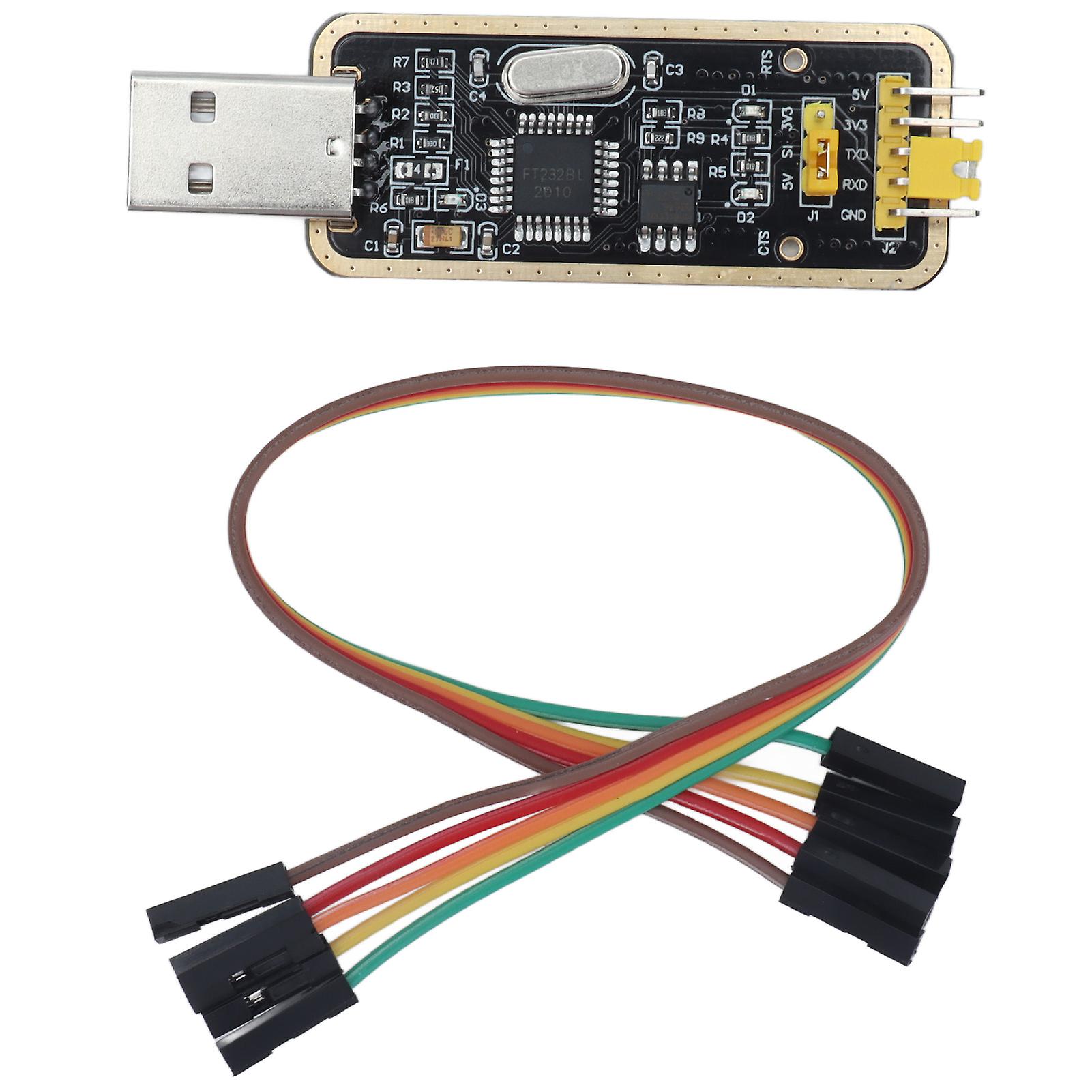 Module FT232 Adaptateur USB vers série TTL Mise à niveau Télécharger Carte Flash FT232BL/RL Or de luxe