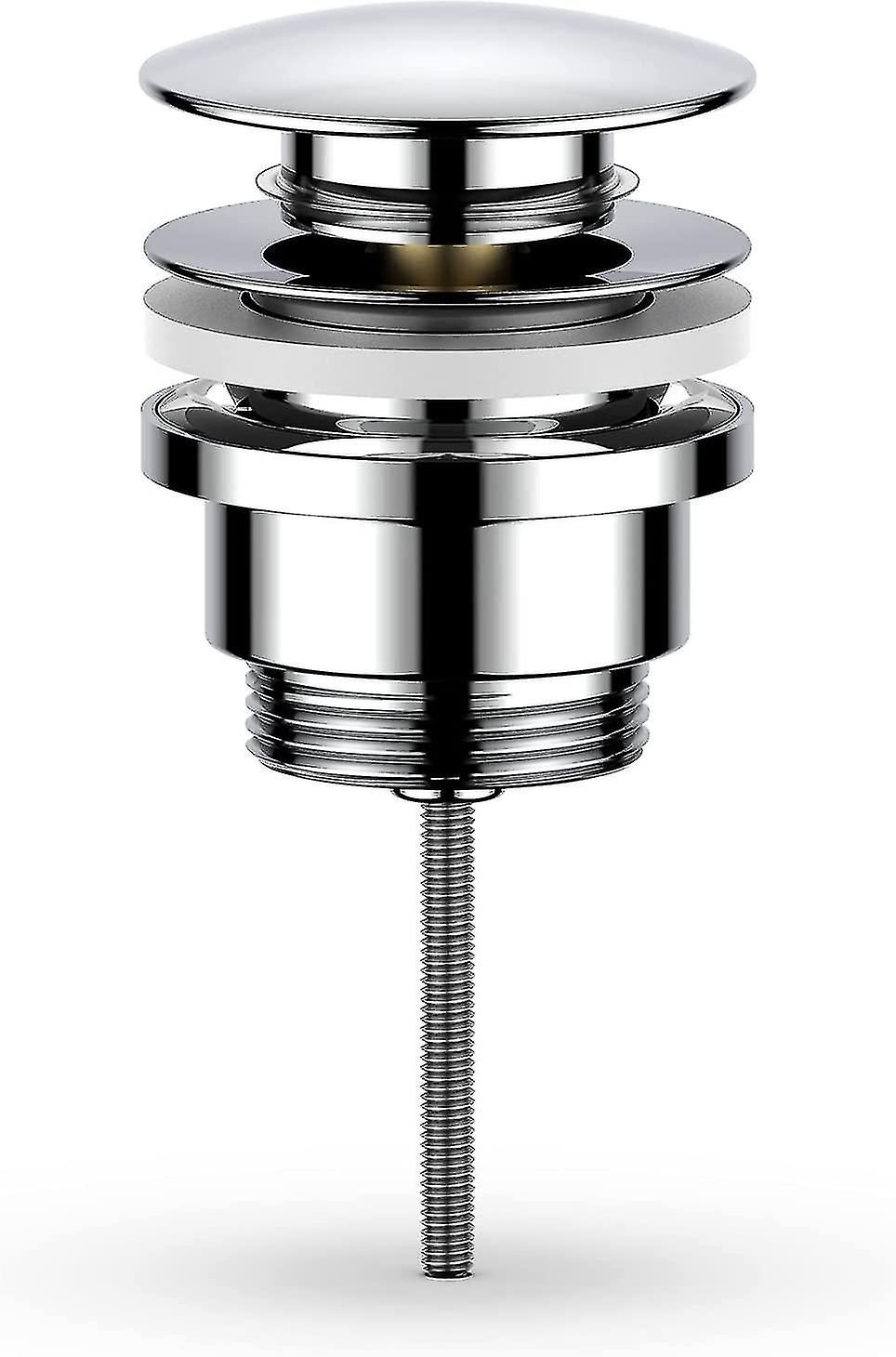 Universal Washbasin Drain Valve for Sink Without Overflow