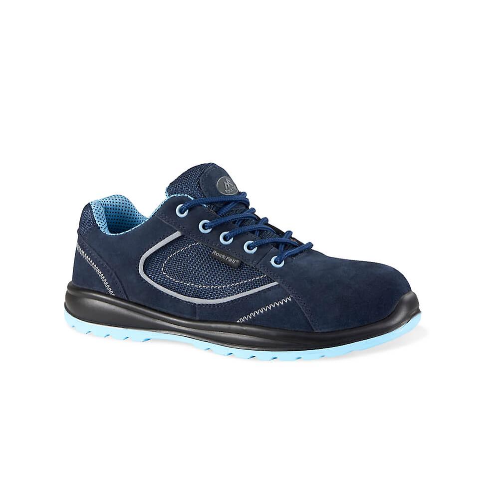 Rockfall Pearl Navy Womens Esd Safety Trainers Vx700