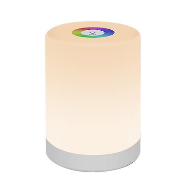LED Night Light Smart Bedside Table Lamp Dimmable Touch Control USB Rechargeable
