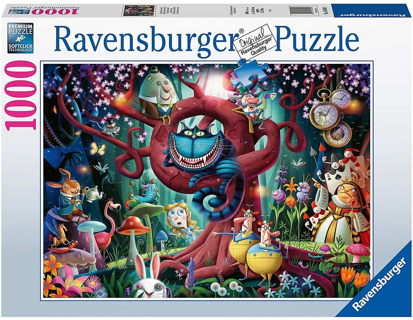 Ravensburger Fast jeder ist Mad Alice im Wunderland 1000 Stück Puzzle