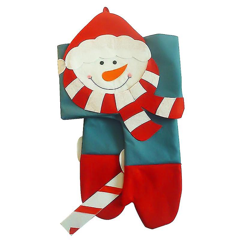 1pcs Snowman Curtain