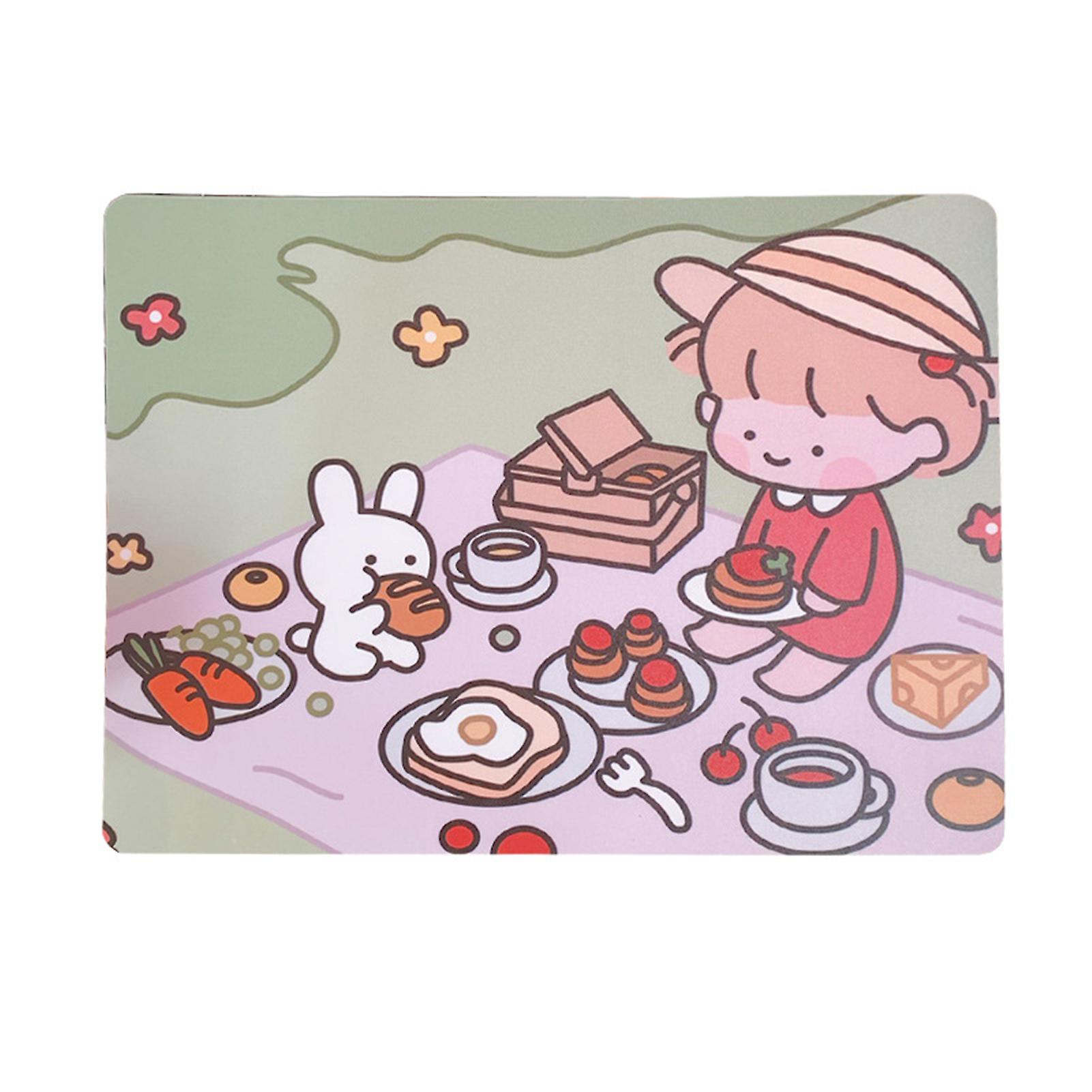 Soft Non-slip Waterproof Cute Cartoon Mouse Pad Computer Keyboard Mousepad for Office