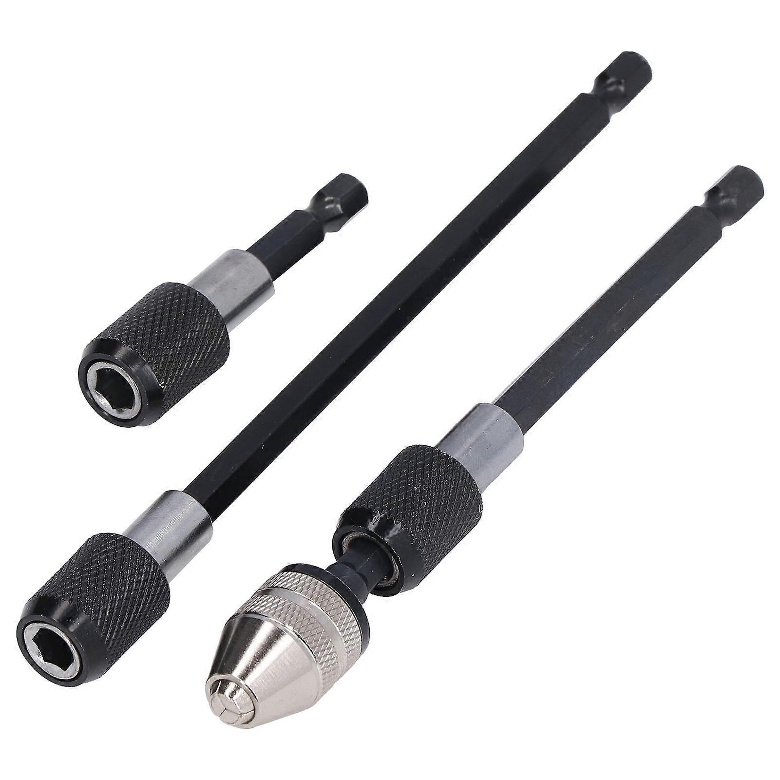 1/4in Hex Shank Drill Bit Extension Set Power Tool Magnetic Adapter Holder with Quick Chuck