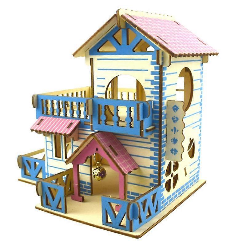 Double Layer Villa Small Animals Activity House Pet Rat Gerbil Hamster Hideout