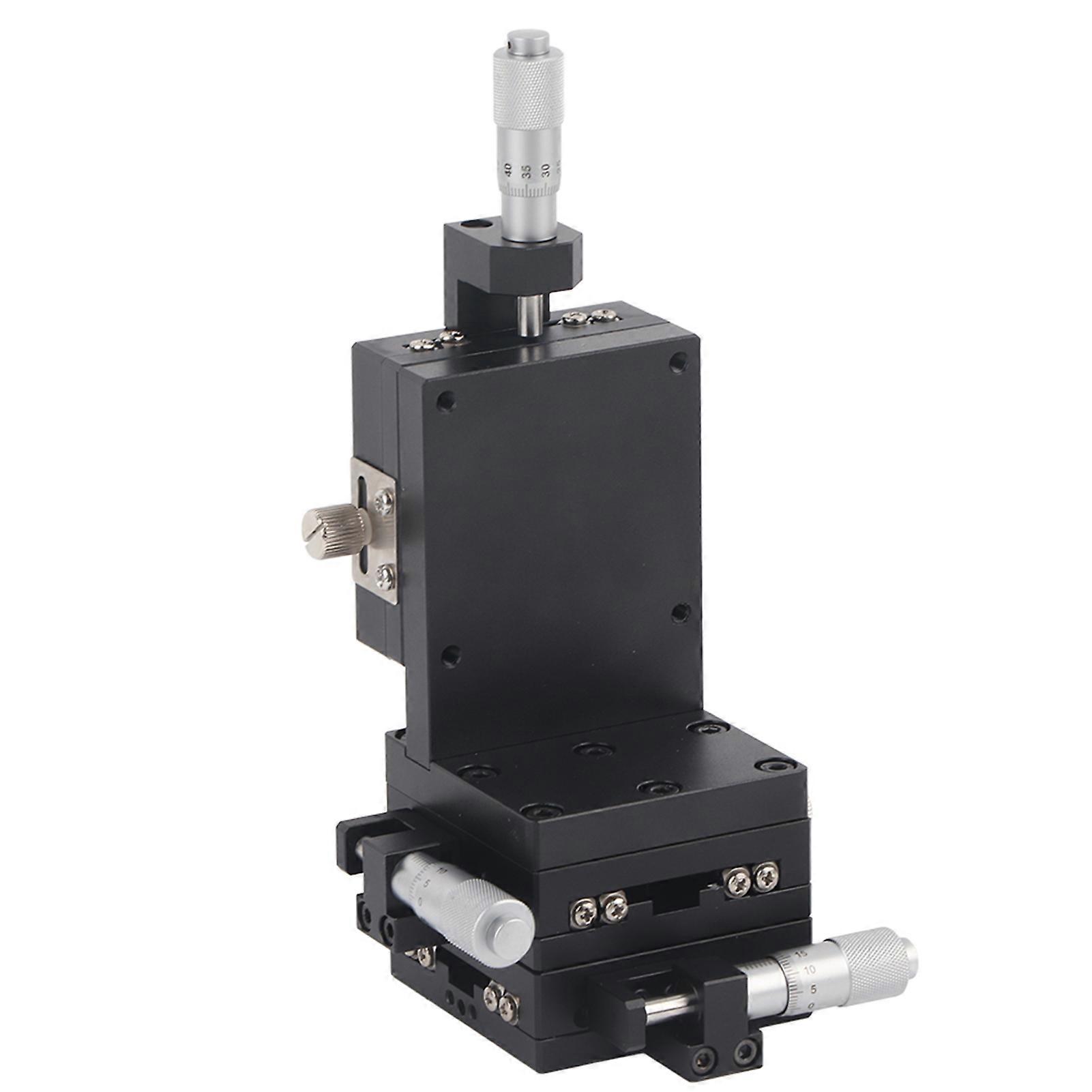 Semxyzl60-acr Xyz Vertical Lift Linear Platform Manual Stage Fine Tuning Sliding Table 60*60mm