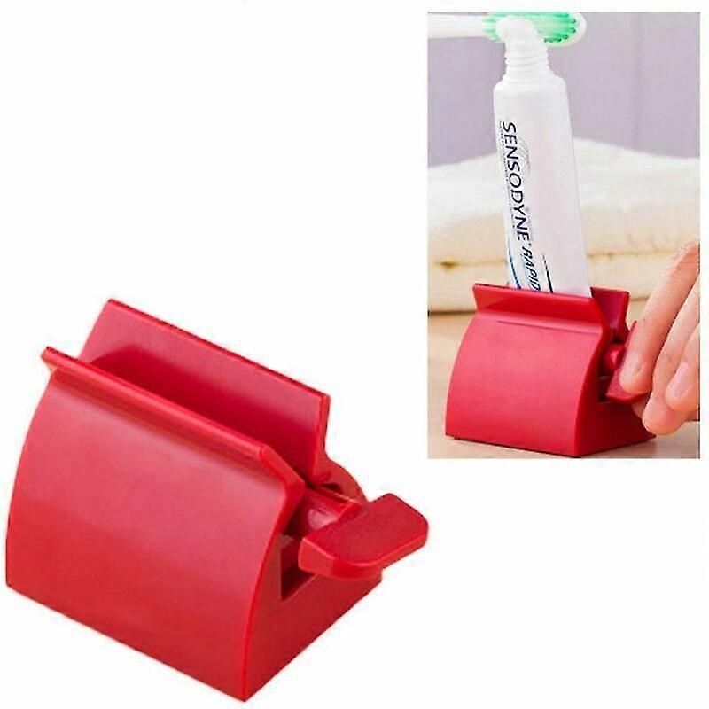 Portable Face Wash Squeezer Toothpaste Squeezer - Red