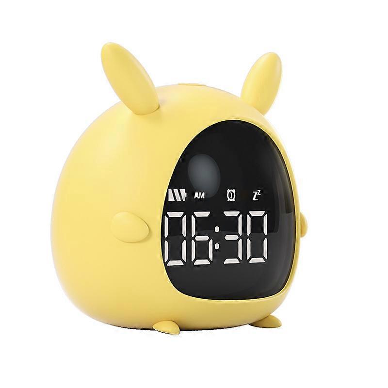 Analog Alarm Clock Bedside Clock Loud Alarm Clock Mute Cartoon Alarm 2 Time Groups Settings Smart Multi-Function Child Multi-Function Electronic Clock