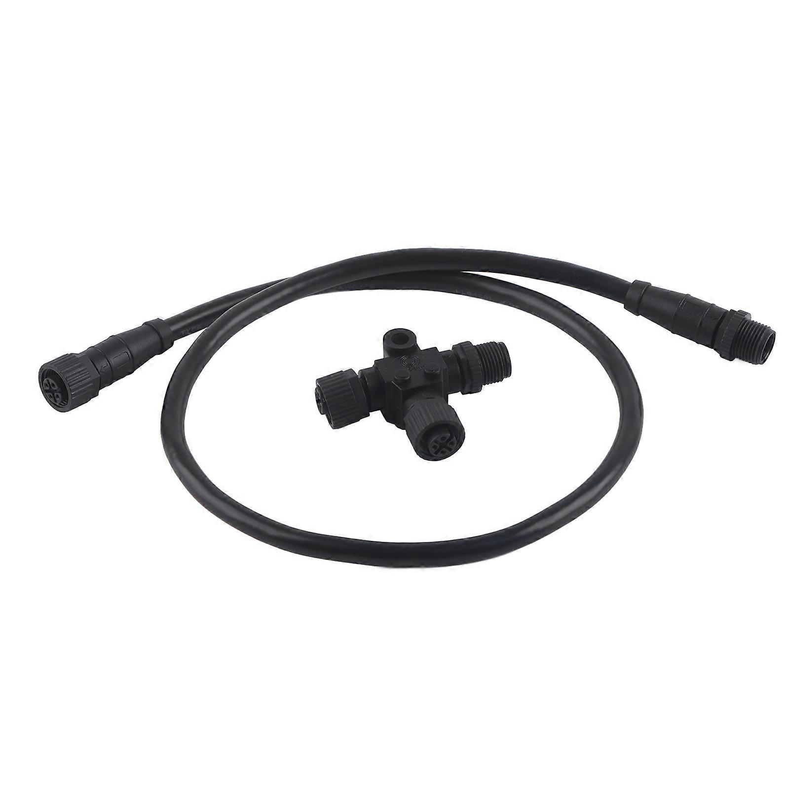 For NMEA 2000 Drop Backbone Cable with TConnector 5 Pin Waterproof M12 0.5m for Garmin Networks NO.19966