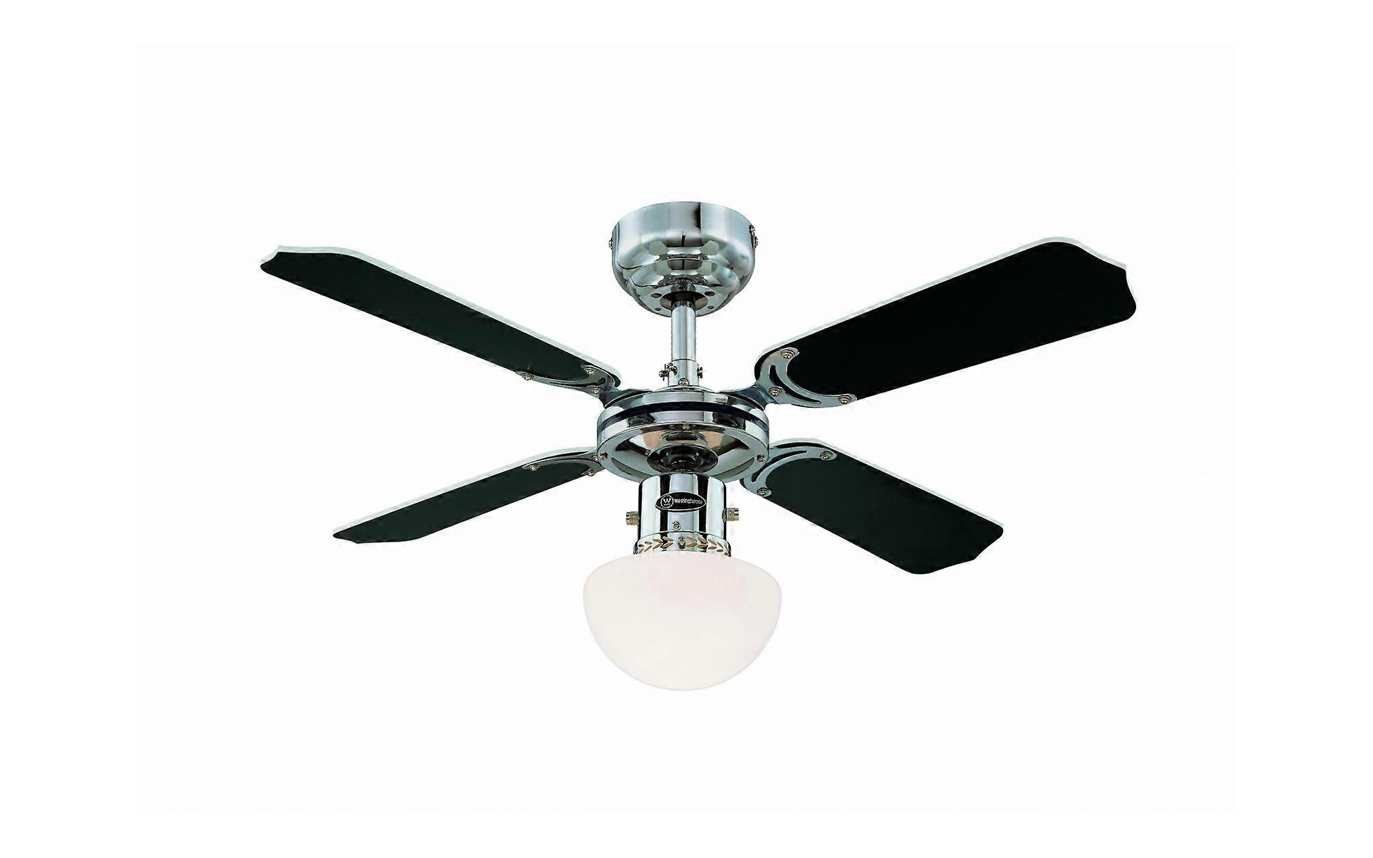 Ceiling Fan Portland Ambiance Chrome 90cm / 36"