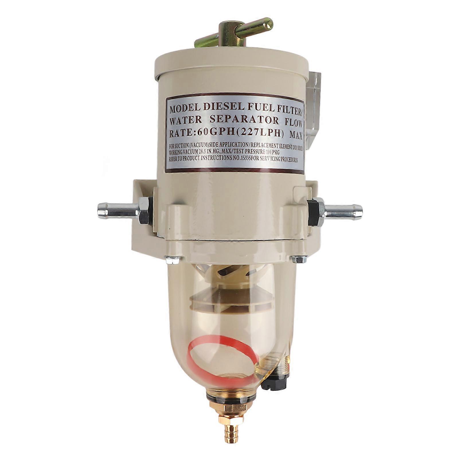 Conjunto separador de água e filtro de combustível diesel para motor de carro com junta de parafuso 500FG