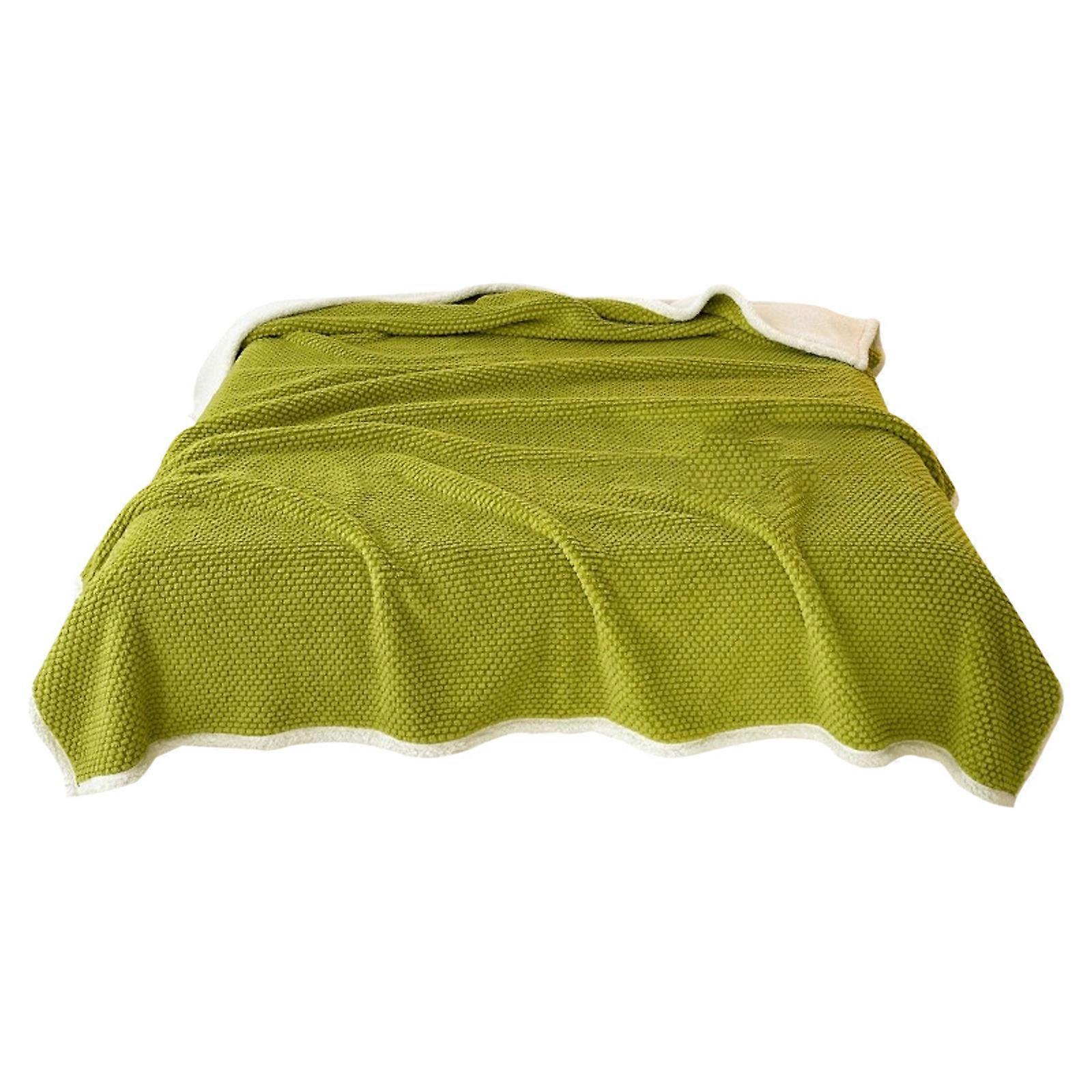 Extra Thick Flannel Fleece Blanket With Double Layer - Ideal Office Nap Cover Warm Cozy Blanket for Bed Or Couch